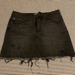 EVIDNT Black Jean Skirt — SIZE 26!